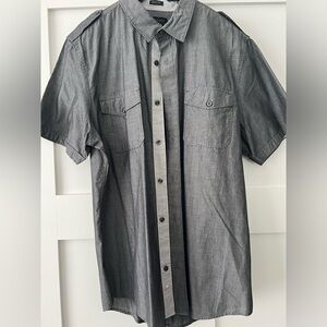 Guess brand men’s button up shirt size Large